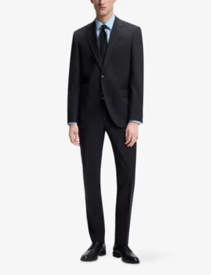 BOSS Slim-Fit Performance-Stretch Twill Shirt - 15.75 detail 2