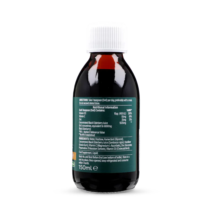 For Him Elderberry Immunity Liquid with Vitamin C & Zinc 150ml detail 3