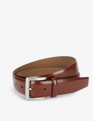 DENTS Glossy leather belt - XL
