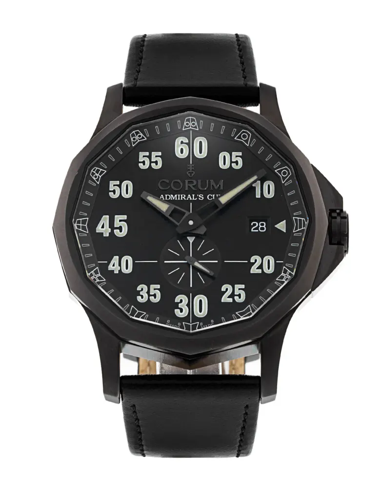 Corum Admirals Cup 395.101.98/F502 AN46 — 2013 — Very good in Black Arabic – Pre-owned watches
