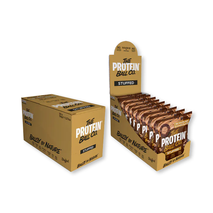 The Protein Ball Co - HAZELNUT & CHOCOLATE - STUFFED 36g