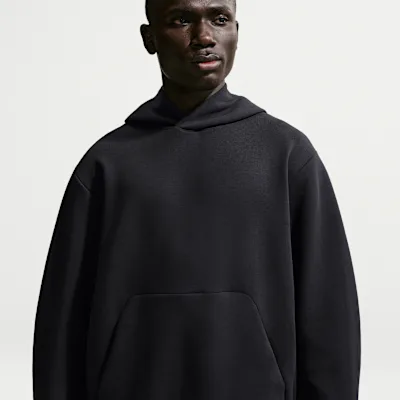 Nike 24.7 ImpossiblySoft Men's Dri-FIT Pullover Hoodie - Black/Black/Dark Smoke Grey