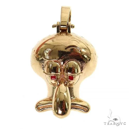 RINA - For Him CUSTOM Custom Made Squidward Pendant 68730 in Rose Gold – Pendant