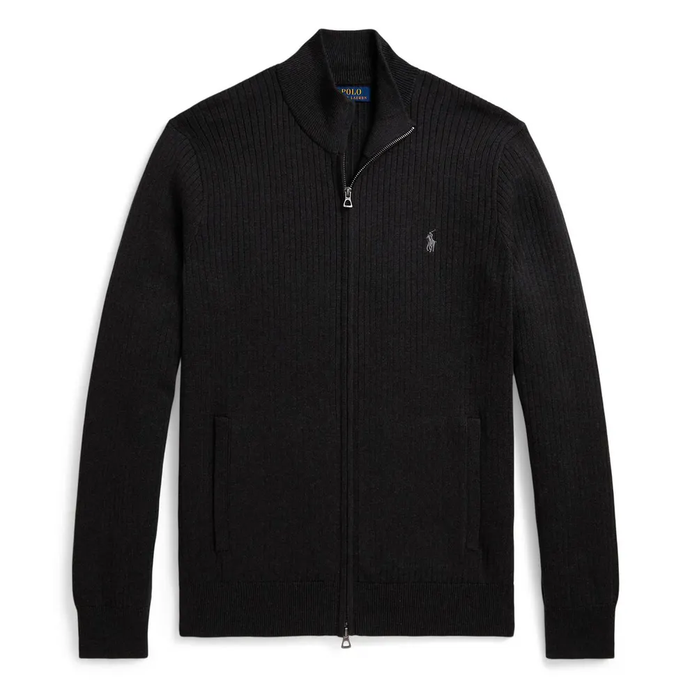 Polo Ralph Lauren Men's Knitted Full Zip Crew Neck Jumper