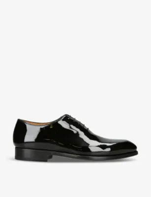 MAGNANNI Flex tonal-stitching leather oxford shoes - EUR 41.5 / 7.5 UK MEN in BLACK – Mens | Smart shoes | Oxford shoes
