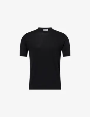 JOHN SMEDLEY Torin Short-Sleeve Cotton-Jersey T-Shirt - Mountain Mist