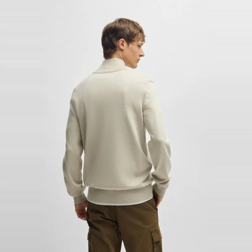 Boss Men's HBO Kanobix 1/4 Zipped Sweater detail 3