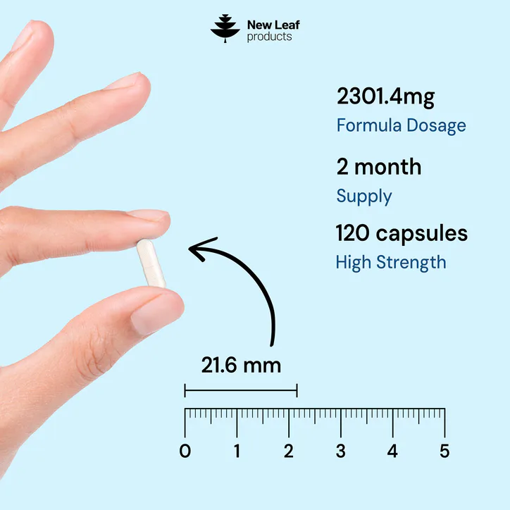 New Leaf Products Magnesium & B6 Capsules, additional product view 3