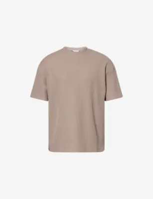 ARNE Waffle Relaxed Woven T-Shirt