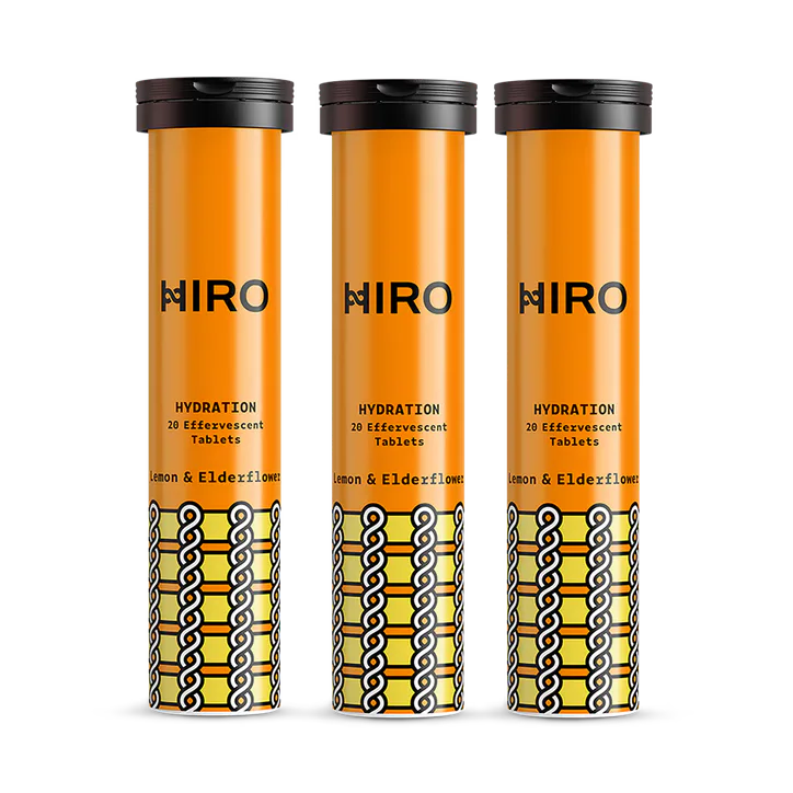 HIRO Hydration - Lemon & Elderflower (Electrolyte Tablets) 20 Tablets, additional product view 2