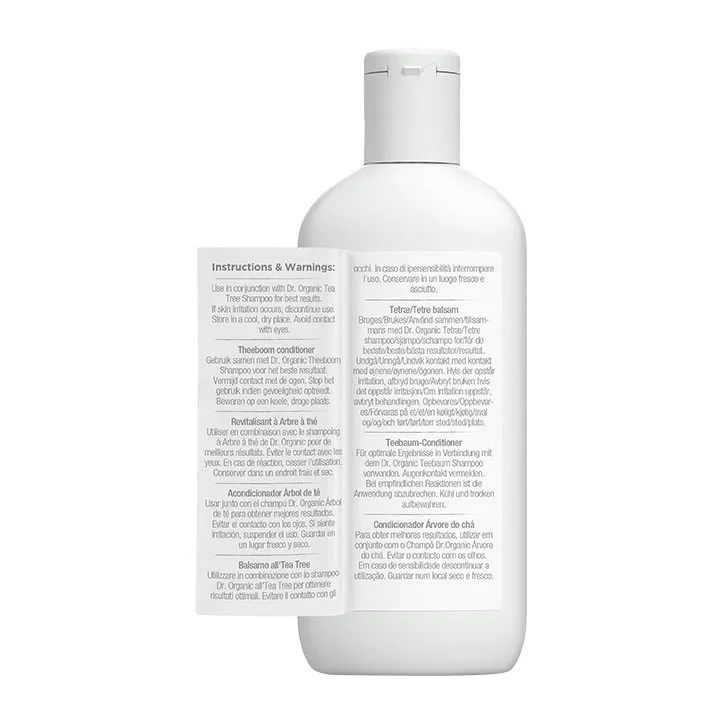 Dr Organic Tea Tree Conditioner 265ml detail 3