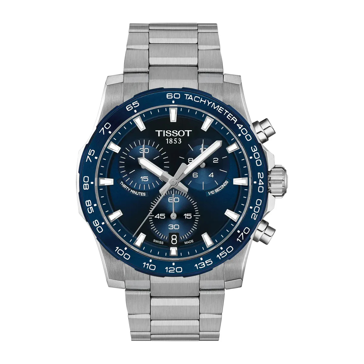 Tissot Supersport Chrono 42mm Mens Watch Blue