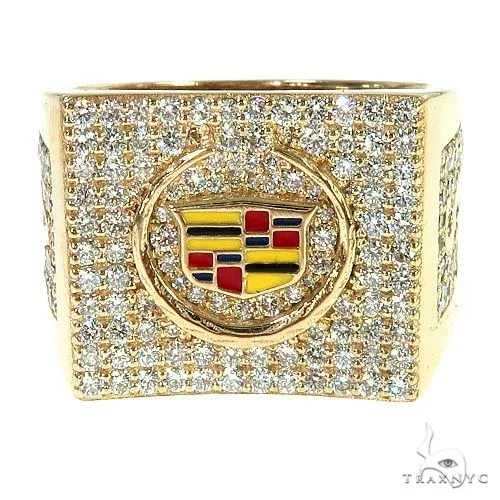 RINA - For Him CUSTOM Custom Made Cadillac Diamond Ring 67055 in Rose Gold / 10 – Ring