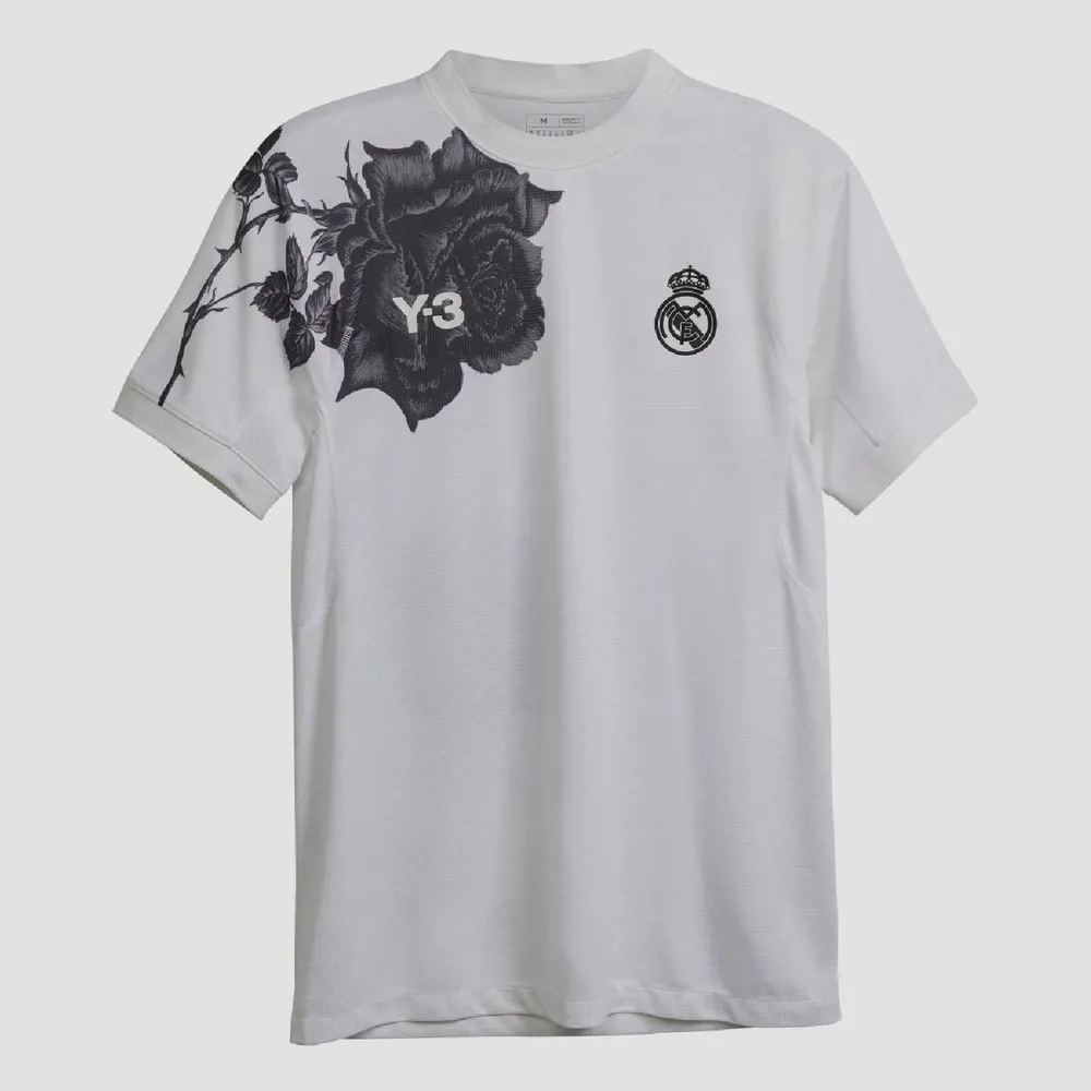 Y3 Real Madrid Pre-Match Jersey in White, additional product view 2