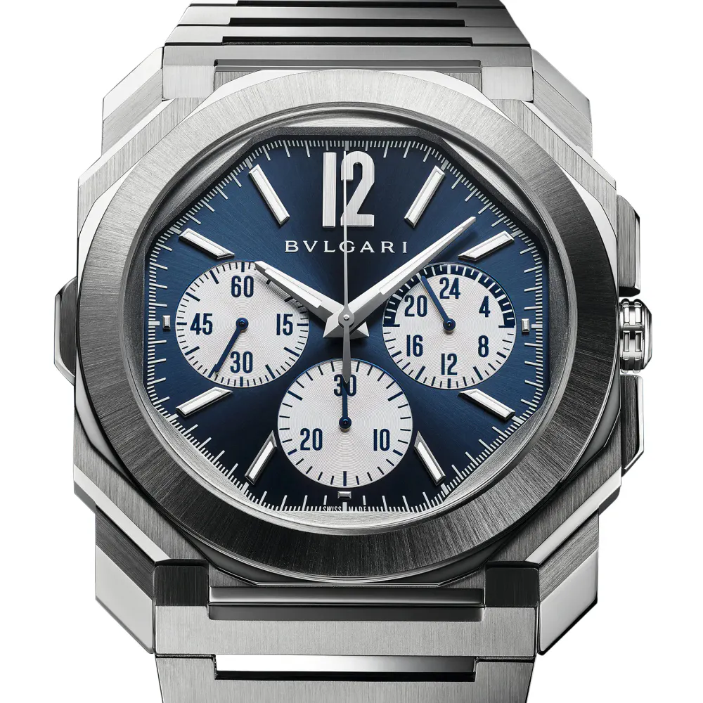 Bvlgari Octo Finissimo Watch in Blue, additional product view 3
