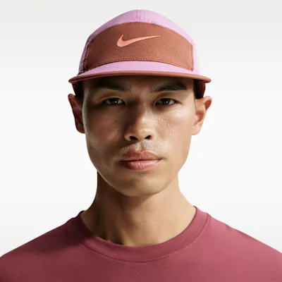 Nike Fly Dri-FIT Unstructured Swoosh Cap - Light Magenta/Dusty Peach/Anthracite/Orange Frost
