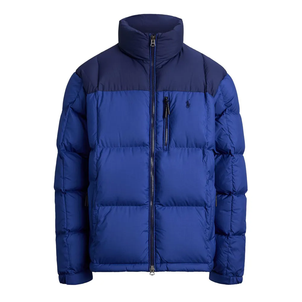 Polo Ralph Lauren Men's El Cap Waterproof Duck Down Detachable Hood Short Puffer Jacket