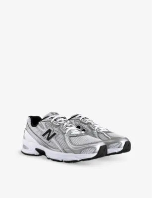 NEW BALANCE 740 V2 Branded Mesh Low-Top Trainers - 12.5 in WHITE SILVER BLACK, additional product view 3