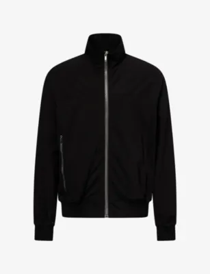 RICK OWENS Funnel Neck Slip-Pocket Cotton Jacket