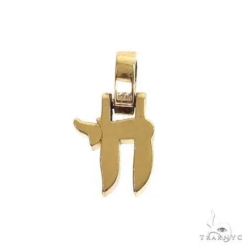 RINA - For Him FACTORY 18K Gold Chai Pendant Mini 69587 in Rose Gold – Pendant