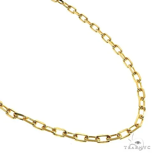 JALGAS - SKYLINE JEWELRY 14K Yellow Gold Diamond Cut Anchor Link Chain 3.7mm 67795 in 18 Inches – Chain