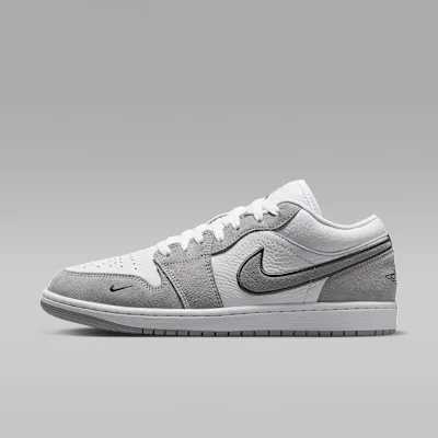 Jordan Air Jordan 1 Low SE Men's Shoes - White/Iron Grey/Wolf Grey