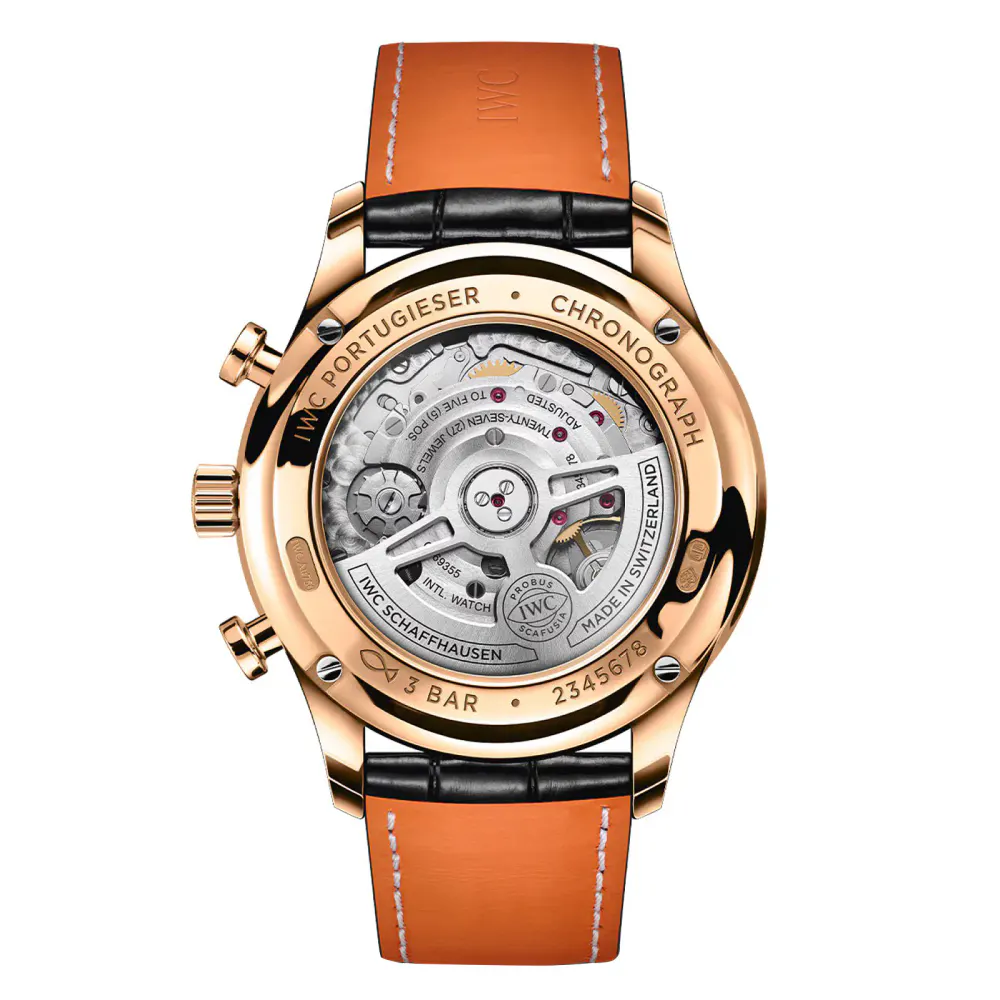 IWC Portugieser Chronograph 41 Obsidian detail 2
