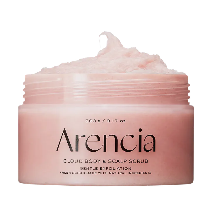 ARENCIA Fresh Cloud Body & Scalp Scrub (Lavender & Pear) 260g detail 2