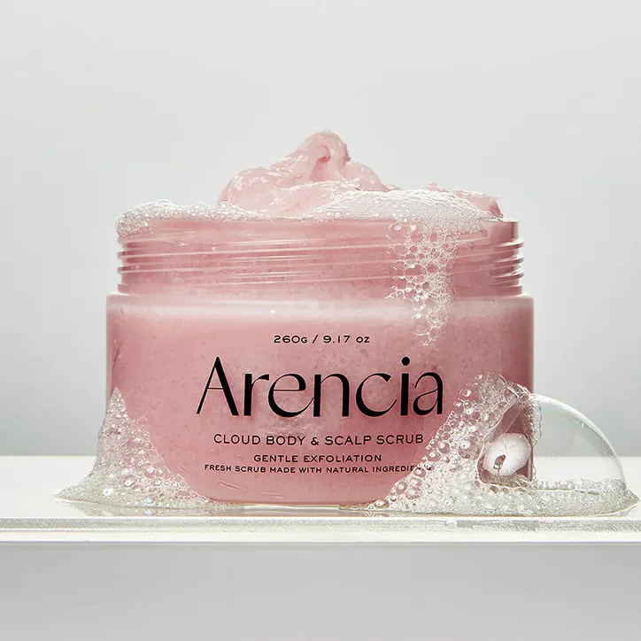 ARENCIA Fresh Cloud Body & Scalp Scrub (Lavender & Pear) 260g detail 3