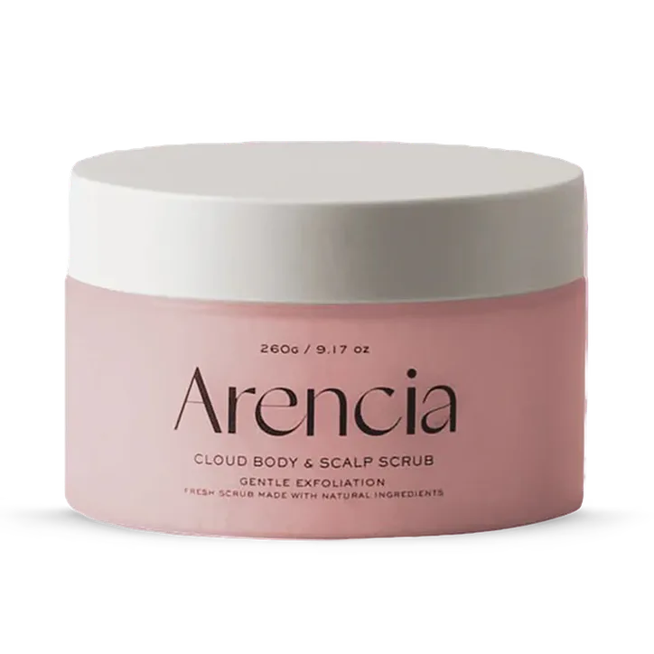 ARENCIA Fresh Cloud Body & Scalp Scrub (Lavender & Pear) 260g
