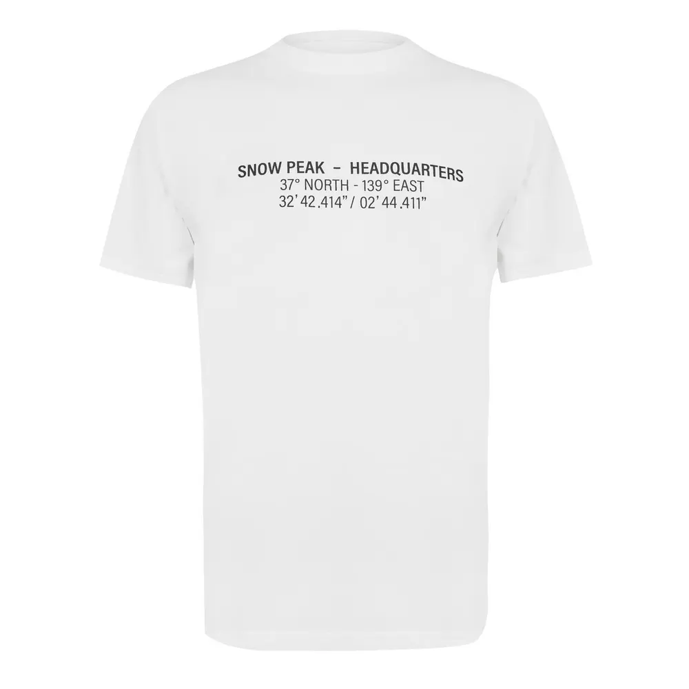 Snow Peak Men's HQ Topographic T-Shirt