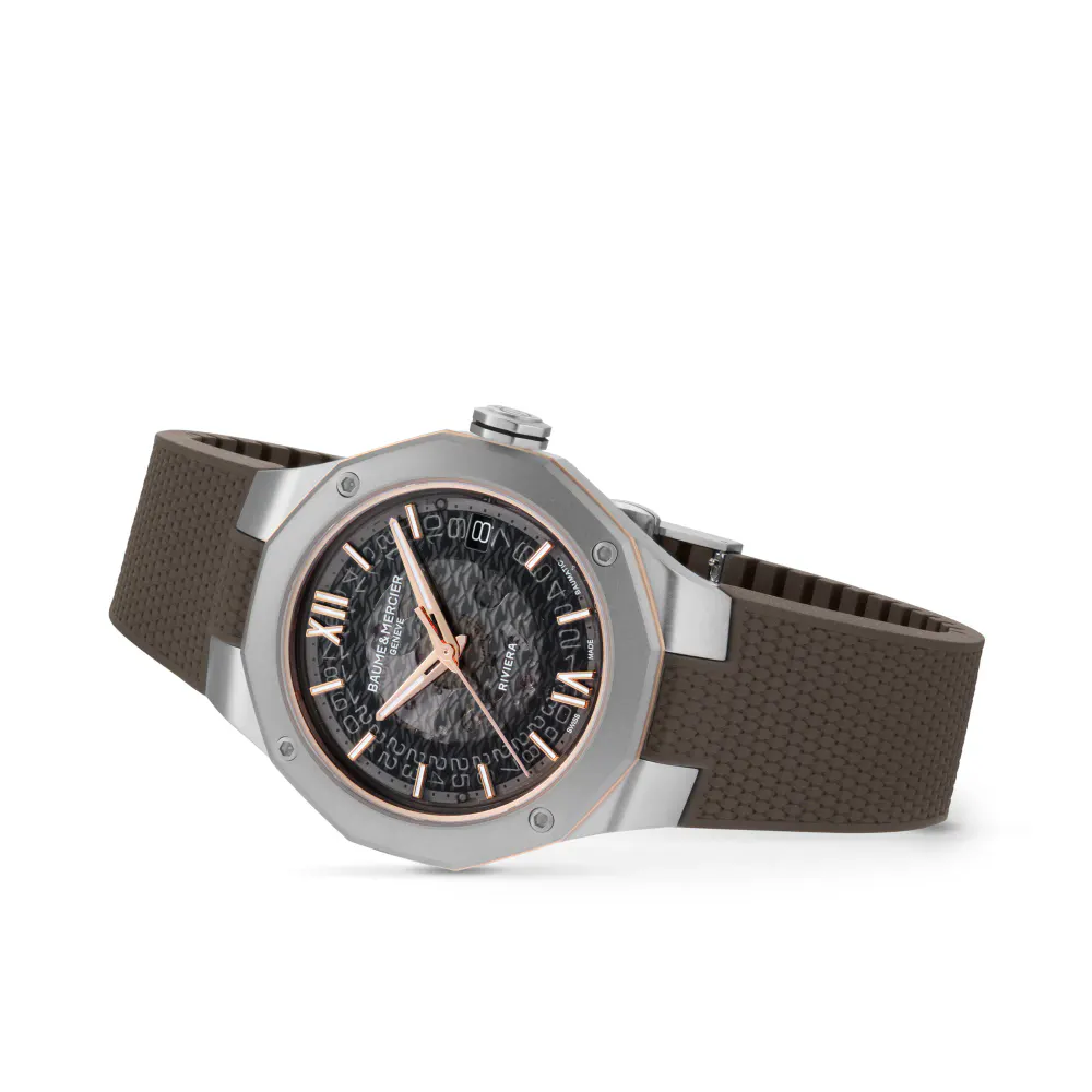 Baume & Mercier Riviera 39mm Mens Watch Grey in Grey, additional product view 2