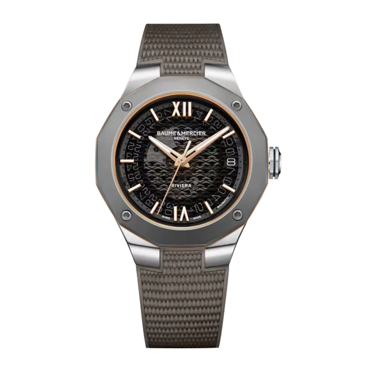 Baume & Mercier Riviera 39mm Mens Watch Grey