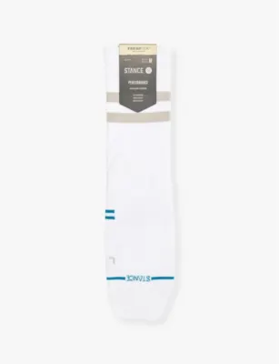 STANCE Franchise crew-length striped stretch-woven socks - Blk detail 2