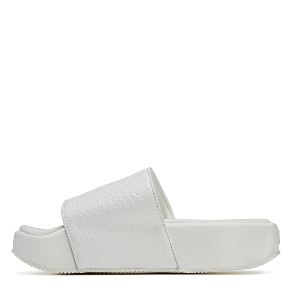 adidas Originals Men's Pool Slider in White, additional product view 2