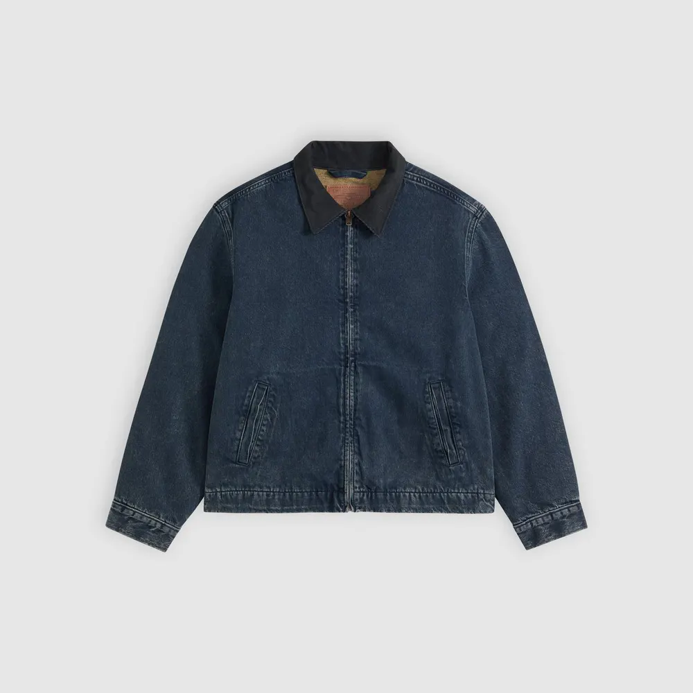 Levis Men's Castro Full-Zip Long-Sleeve Denim Jacket