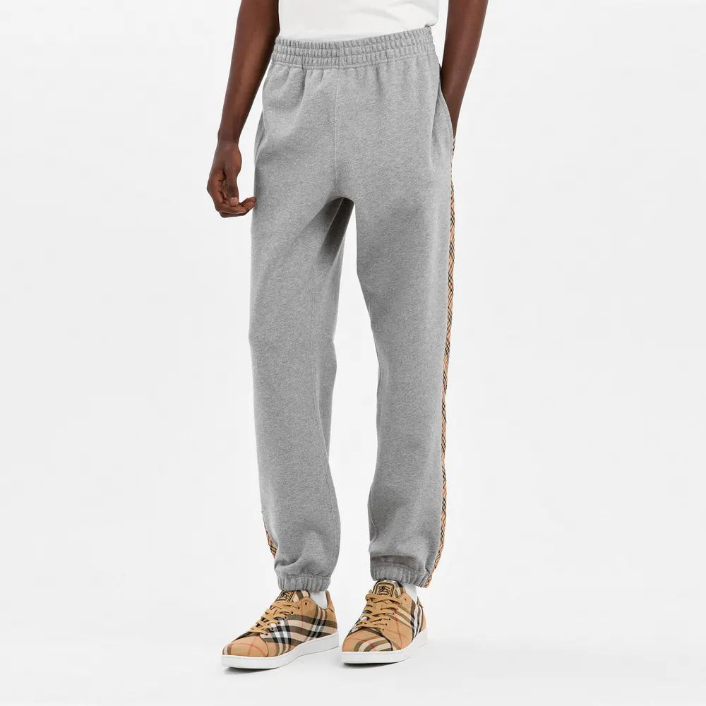 Burberry Men's Burb Tape Closed Hem Fleece Joggers detail 3