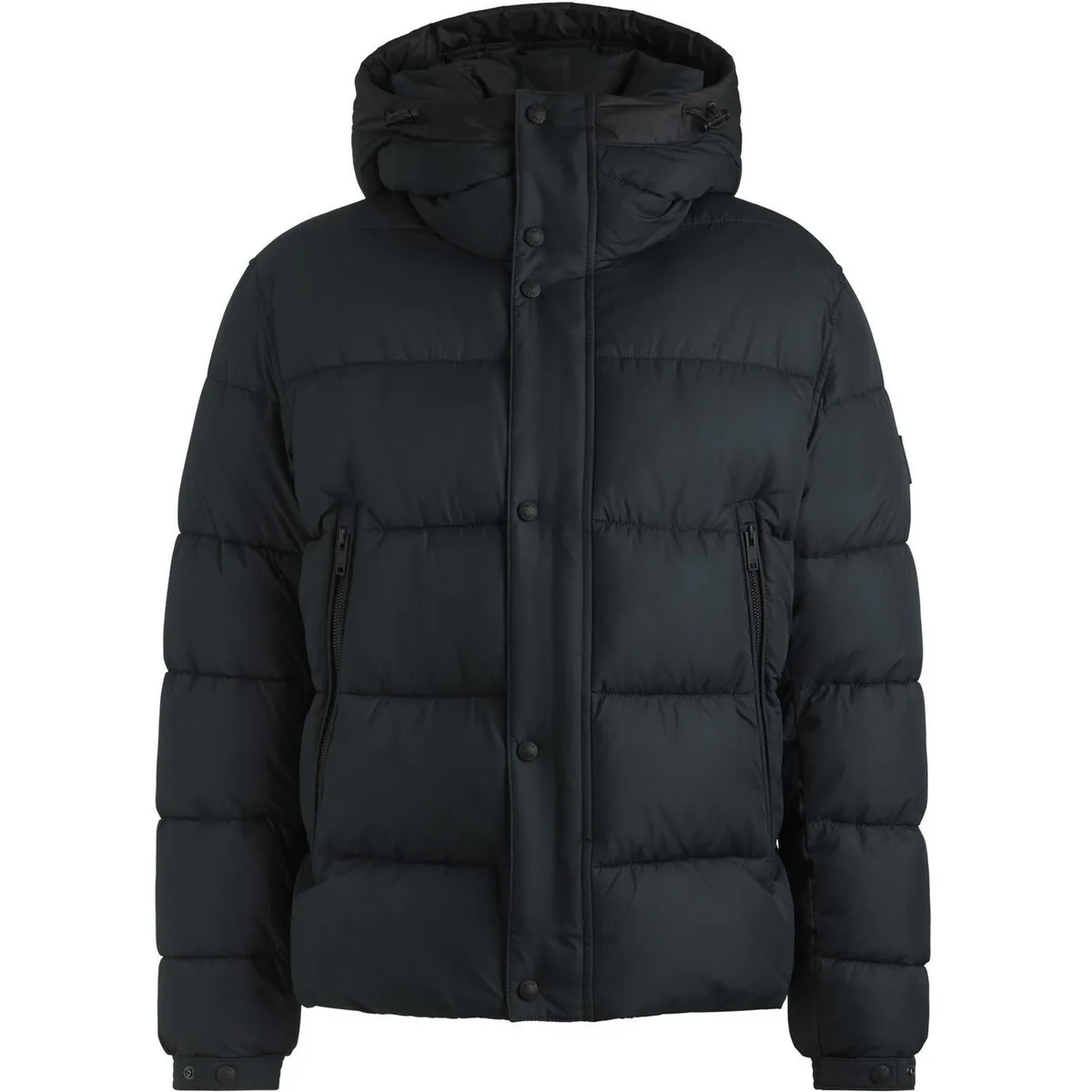 Boss Men's Omaris Water-Repellent Hooded Long Sleeve Short Puffer Jacket