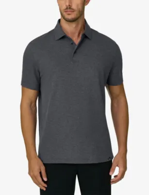 BOGGI MILANO Regular-Fit Short-Sleeve Stretch Cotton-Blend Polo detail 3