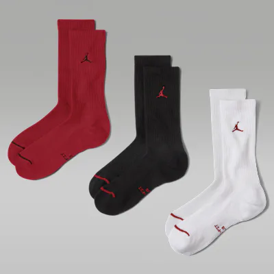 Jordan Everyday Crew Socks (3 Pairs) - Multi-Colour