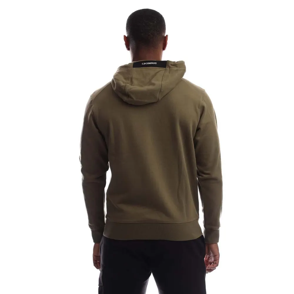 CP Company Diagonal Raised Fleece Lens Hoodie detail 2
