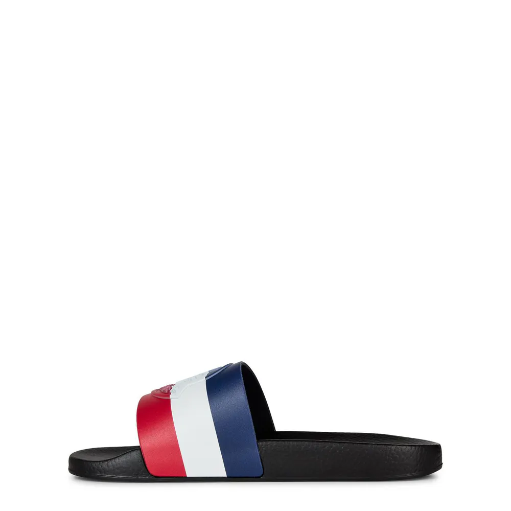 Moncler Men's Basile Logo Sliders detail 3