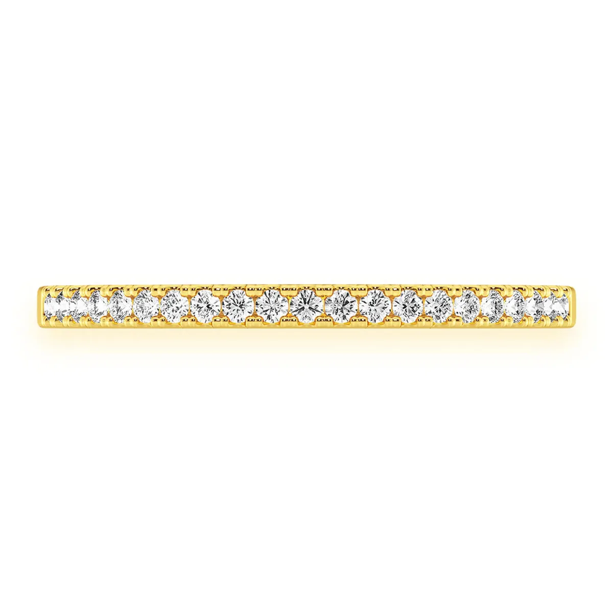 For Him Classic Single Row Band Ring in Rose Gold / Lab Grown Diamond – Ring
