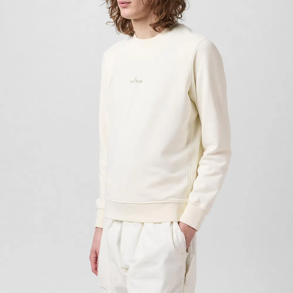 Stone Island Men's Dial Logo Sweatshirt detail 2