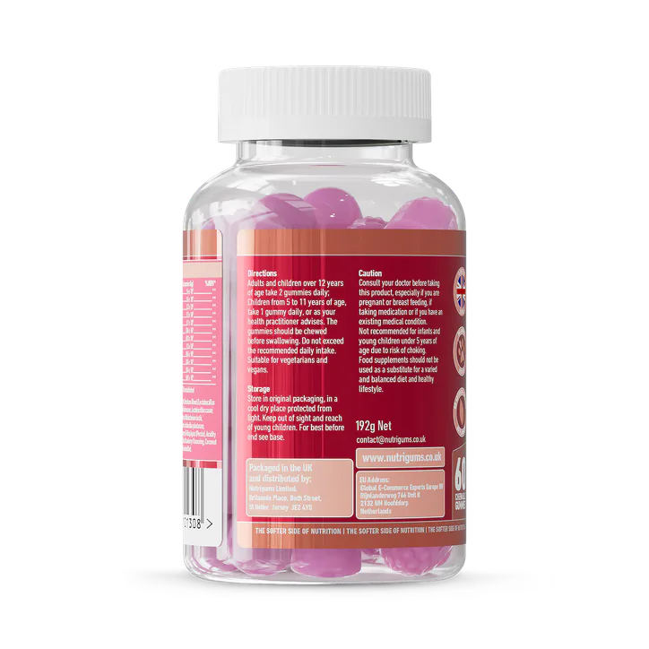 Nutrigums BIO-CULTURES MICROBIOME 60 GUMMIES, additional product view 2