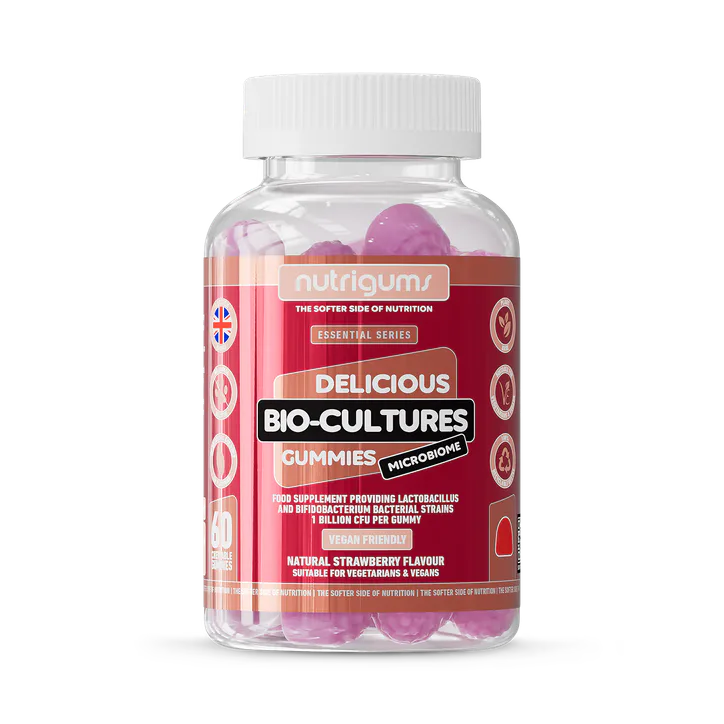 Nutrigums BIO-CULTURES MICROBIOME 60 GUMMIES – Vitamins & Supplements > Supplements > Acidophilus & Friendly Bacteria
