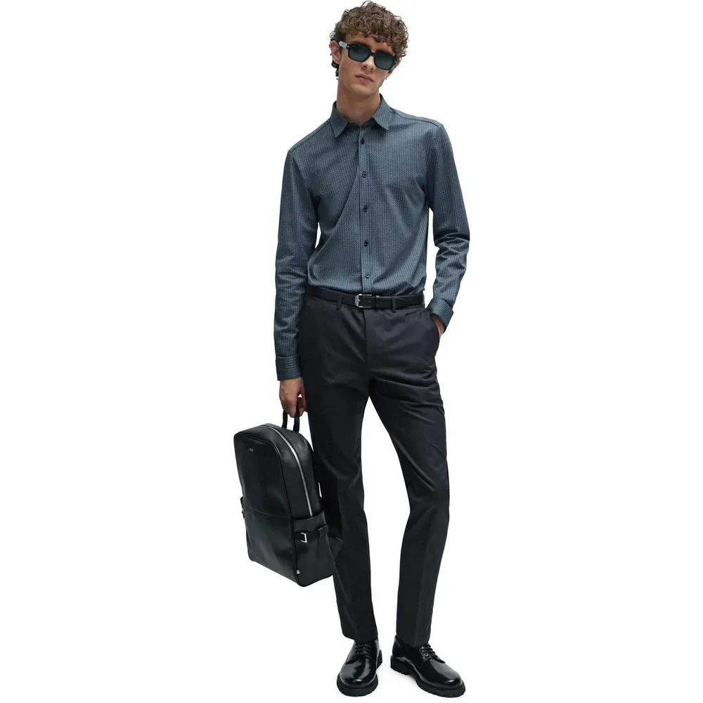 Boss Men's S Roan Kent Oxford Long-Sleeve Shirt detail 3