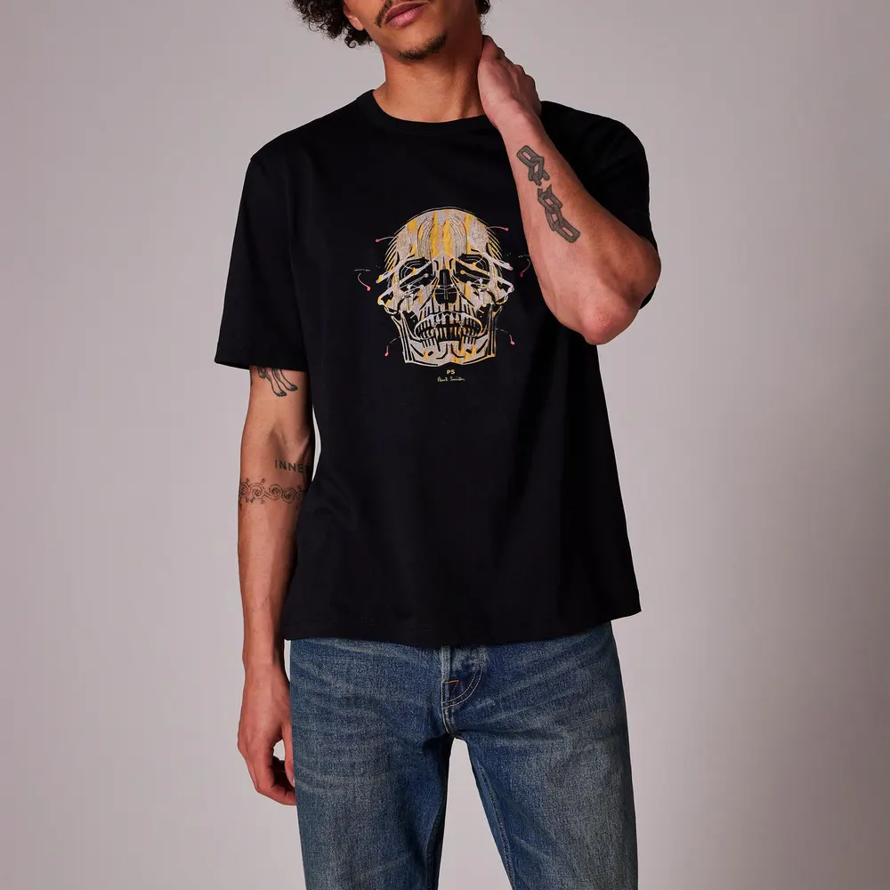 PS Paul Smith Men's Skull Graphic T-Shirt detail 2