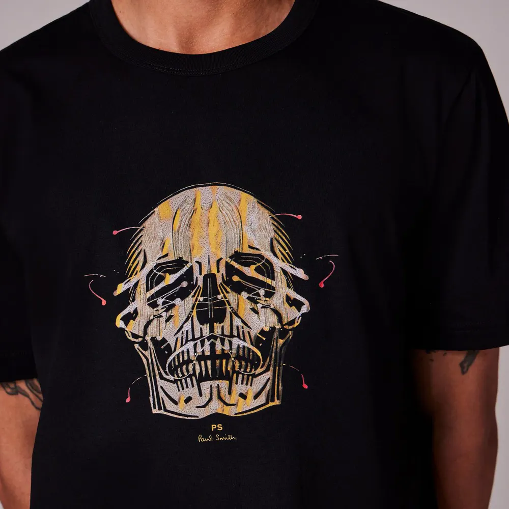 PS Paul Smith Men's Skull Graphic T-Shirt detail 3