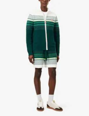 CASABLANCA Boucle Stripe Zip-Up Track Jacket detail 2